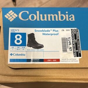 Columbia Waterproof Winter Boots - Black